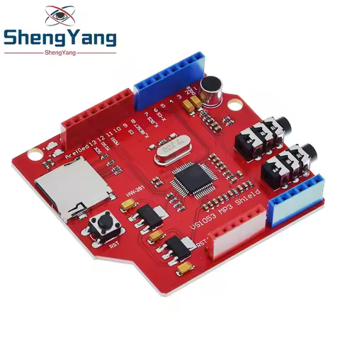 1/2/5pcs VS1053 Stereo Audio MP3 Player Shield Record Decode Development Board VS1053B Module With T