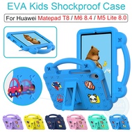 For Huawei Matepad T8 Mediapad M6 8.4 M5 lite 8.0 Kids EVA Shockproof Cartoon Tablet Case