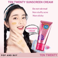 TEN TWENTY SPF 90+ Sunscreen Foundation Lightweight, Non-Greasy Water-Resistant Protects Perfects