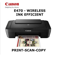 CANON E470 ALL IN ONE PRINTER WITH WIFI