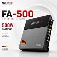 MB QUART FA-500 MONOBLOCK CAR AUDIO AMPLIFIER 500W MAX POWER HIGH PERFORMANCE GERMAN ENGINEERED AMPL