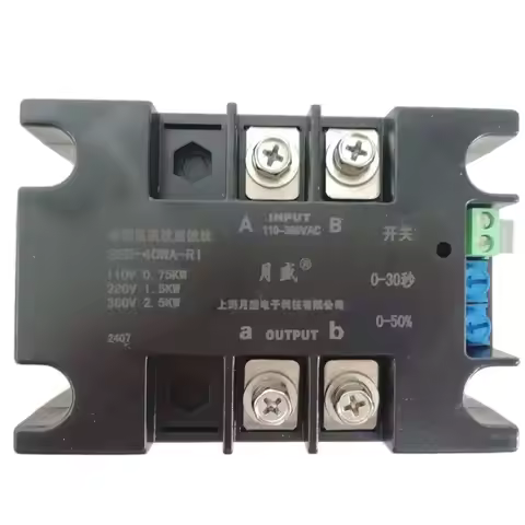 4KW 220V SSR-100WA-R1(4KW) / SSR-100WA-R2(4KW) Single-Phase Intelligent Motor soft Starter