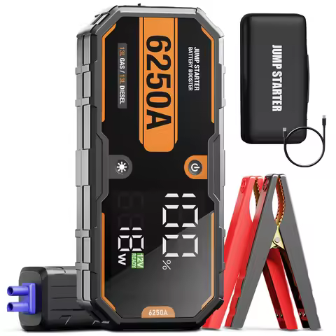 Car 6250A 30000mAh Portable 12V Jump Starter Power Bank 12V Auto Battery Charger Booster Starting De