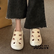 JUSLIN ร้องเท้า รองเท้าแฟชั่น สะดวกสบาย สไตล์เกาหลี แฟชั่น 2023 ใหม่ MAR2605