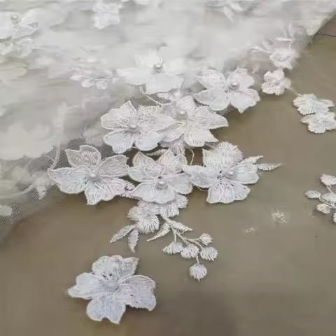 New embroidered fabric fashion dress dress fabric
