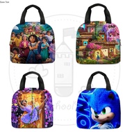 iSchoolDy Kids Cartoon Encanto Madrigal Sonic Lunch Bag Budak Kartun Beg Makan Tengahari