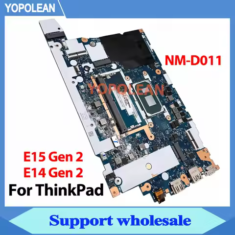 NM-D011 Motherboard For Lenovo Thinkpad E14 E15 Gen 2 Laptop Logic board With i3-1115G4 i5-1135G7 i7