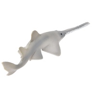 HEO~Lifelike Mini Sea Creature Toys Children's Plastic Sawfish Toy Sealife Creature Figures