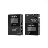 COMICA BoomX-D PRO D1 One-Trigger-One 2.4G Dual-Channel Wireless Microphone System Built-in 8G Memory Card Digital &amp; Analog Output Modes 100M Effective Range  for DSLR Mirrorless C