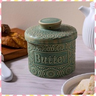 [AmlesofaMY] Butter Crock Ceramic Housewarming Gift with Lid Butter Container Storage