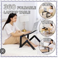 Lightweight adjustable foldable laptop or table table stand (silver colour)