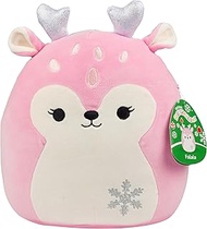 Squishmallows Original 10-Inch Falala The Pink Fawn - Official Jazwares Christmas Plush - Collectibl