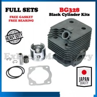 (328 BLOCK) HIGH QUALITY Black Block Cylinder Kits BG 328 TANIKA TANAKA OGAWA EUROPA HILT STIHL TANE