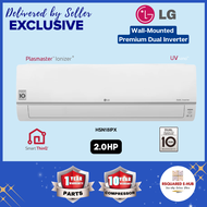 LG Split Type Wall Mounted Premium Inverter Air Conditioner Dual Inverter Plasmaster Gold Fin Ionizer ThinQ App UV Light R32 Aircon 2.0 HP HSN18IPA/IPC/IPX