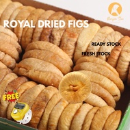 DRY Figs Anjeer Buah Tin Kering Premium Natural Healthy High Fiber Snack 250g 500g 1kg