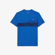 Lacoste Mens Tennis X Novak Djokovic T-Shirt - Performance ( Blue / Navy Blue ) - TH8986