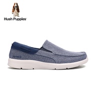 Hush Puppies_รองเท้าผู้ชาย รุ่น WATHERSMART HP IHDBB25X8 - สีดำ รองเท้าหนังแท้ รองเท้าลำลอง รองเท้าแบบสวม Men's Cal Shoes