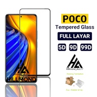 LAYAR Tempered Glass Full Screen 5D Xiaomi Poco F2 / F2 Pro / F3 / F3 GT / F4 / F4 GT / F5 / C3 / C3