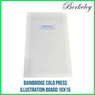 ♟ ◲ ART HUB - BAINBRIDGE Cold Press Illustration Board (15 x 20 / 10 x 15 inches) Berkeley