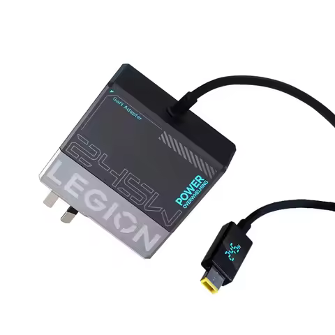 Original for Lenovo Legion 245W GaN charger, square port power adapter, for Lenovo Legion laptops