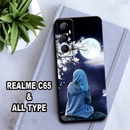 CC32 Flexible rubber softcase/ for realme c65 hijab Motif/case realme c65 realme c65 realme c65/sili