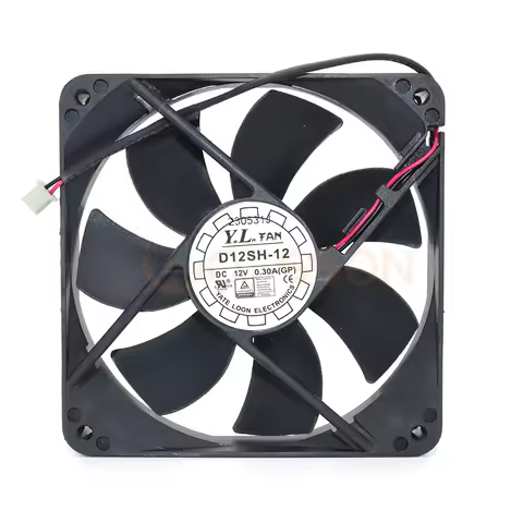 new Original for Yate Loon D12SH-12 D12SM-12 12025 120x120x25mm DC 12V 0.30A cooling fan Power box f