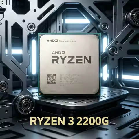 Ryzen 3 2200G AMD Desktop Processor 3.5GHz 4C4T AM4 Socket With Radeon Vega 8 Integrated Graphics Fo