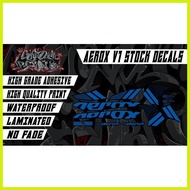 ◙ ▬ ∇ Yamaha Aerox V1 Stock Decals Set