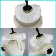 Nan Silky White Neck Ruff Clown Choker Ruffled Detachable Collars Cosplay Costume