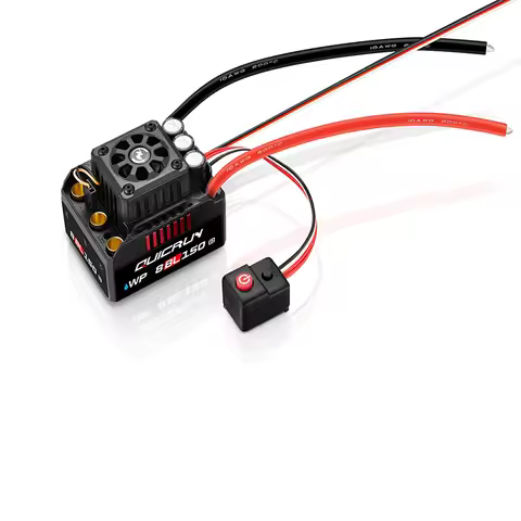 HOBBYWING QuicRun WP 8BL150 G2 3-6S Waterproof Speed Controller Sensorless Brushless ESC For 1/8 R