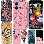 Case For Vivo V5 V5S V7 PLUS + V11i  V11 Pro Phone Back Cover Soft Black Tpu Gravity Falls Wiki page