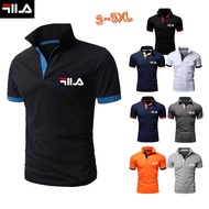 2022 Men Casual Polo Shirt Fashion Advertising Shirt Work Clothes Short-sleeved Logo Printed Top Wear S~5XL