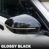 For BMW X3 G45 530i 540i i5 740i 750i G60 G61 Rearview Mirror Cover Overlay Accessories Glossy Black