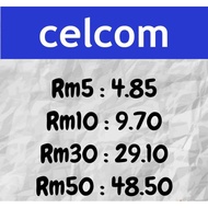 🔥4% OFFER🔥CELCOM MOBILE RELOAD/TOP UP