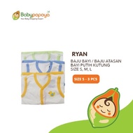RYAN Baby Clothes White Baby Tops Size S, M, L contents 3