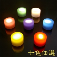 【USB充電】純蠟燭LED燈-小型*1入 (七色任選) _*地球家(弘麒)_