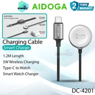 AIDOGA DC-420 Watch Charging Cable 5W Magnetic Wireless Charging SmartWatch Charger Type-C to Watch 