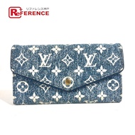 LOUIS VUITTONRFIC Monogram Jacquard Denim Portefeuille Sarah 長版錢包