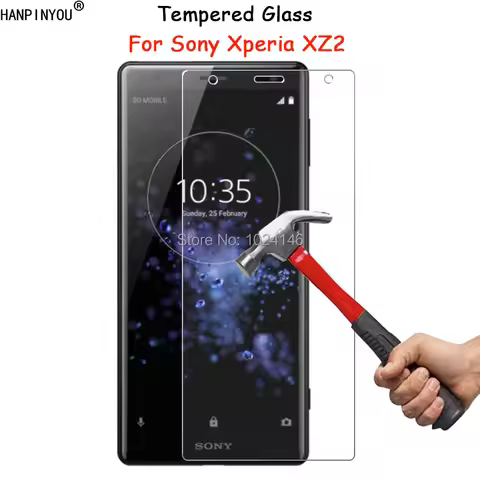 For Sony Xperia XZ2 5.7" Clear Hard Tempered Glass Screen Protector Ultra Thin Explosion-proof Prote