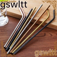 GSWLTT Drinking Straw Metal Reusable Washable Straight Bend