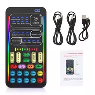 New I9 Multi-functional Handheld Voice Changer Portable Voice Disguiser Mini Sound Card With 8 Sound