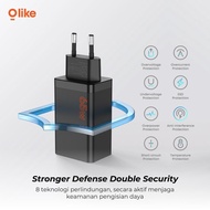 Laptop Adapter / HP Adapter / Power Adapter Olike GaN1 Charging Power Adapter 65W USB-C USB-A