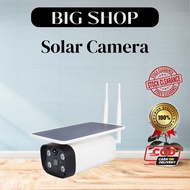 (BIG SHOP) Wifi /4G Solar Powered 1080p Outdoor Weatherproof Wireless CCTV Camera