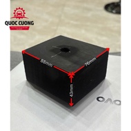 KT RUBBER 76x88x43mm hole 12mm (PRICE PER PIECE)