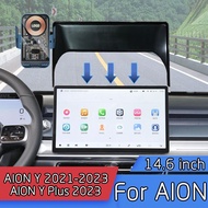 สำหรับ AION Y Plus 2021-2023ที่ชาร์จไร้สายสำหรับใช้ในรถหน้าจอควบคุมส่วนกลาง14.6นิ้ว Fixed โทรศัพท์มือถือ GPS ฐานยึดอุปกรณ์นำทาง