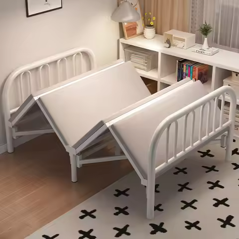 Rollaway bed single bed simple double bed 1.2 meters household lunch break small adult dormitory 1.5