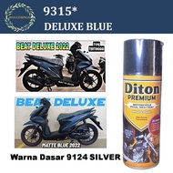 Cat Pilox Diton Premium Honda Deluxe Blue 9315 Warna Biru Doff Dop Matte pilok pylox pylok