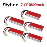 Upgraded 7.4V 2800mAh 25C Lipo Battery 2S for Feilun FT009 wltoys WL912-A RC racing Speedboat Boat S