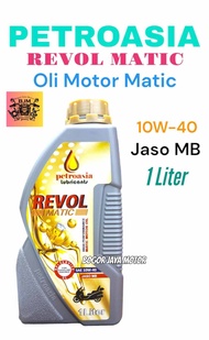 PETROASIA REVOL MATIC 10W-40 1L OLI MOTOR MATIC 1 LITER MURAH OLI PETROASIA MURAH JASO MB