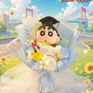 睇下文·文盲勿擾·不轉wtsapp✨蠟筆小新畢業公仔 蠟筆小新與小白畢業花束 Crayon ...